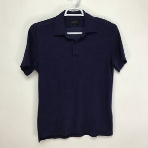 Unbound Merino men’s wool poly blend short sleeve polo shirt medium